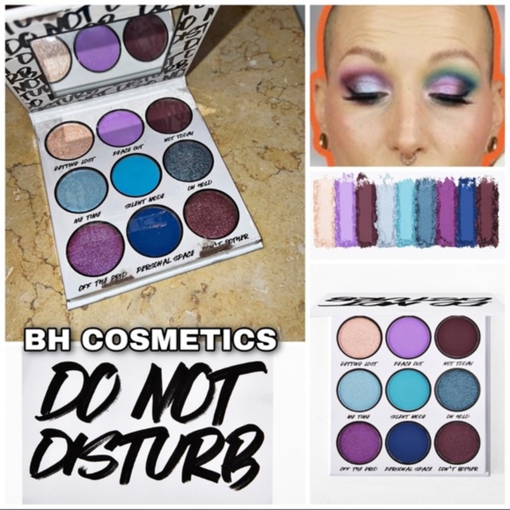 BH Cosmetics DO NOT DISTURB -9 Color Eyeshadow Palette - NWT
